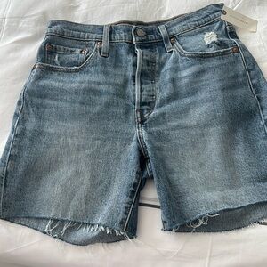 Levi’s 501 button fly cut off shorts